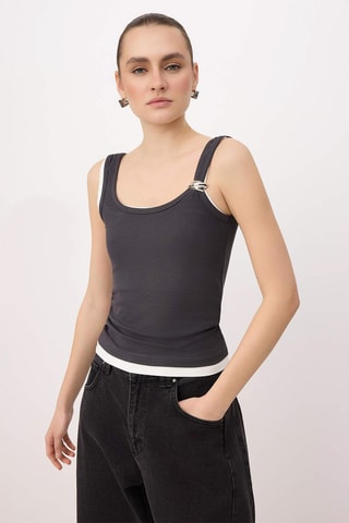 Camiseta de tirantes - Gris