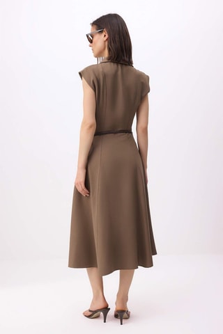 Robe trapèze - Vert