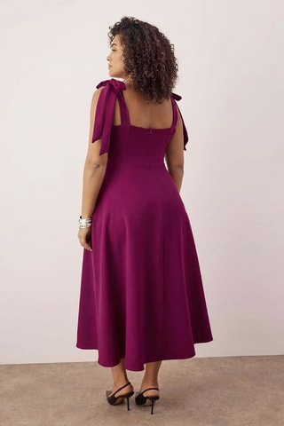 Robe midi sans manches - Écru