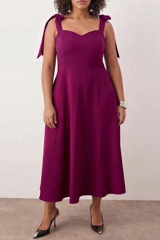 Robe midi sans manches - Écru