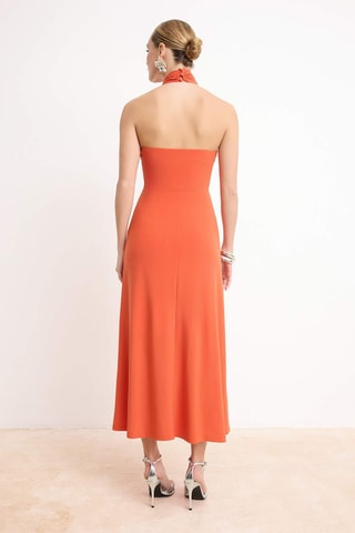 Robe midi - Orange