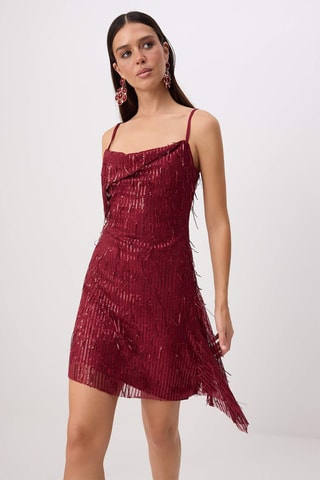 Robe patineuse - Bordeaux