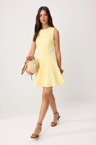 Robe patineuse - Jaune