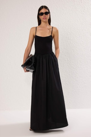 Vestido largo - Negro