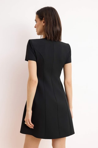 Vestido trapecio - Negro