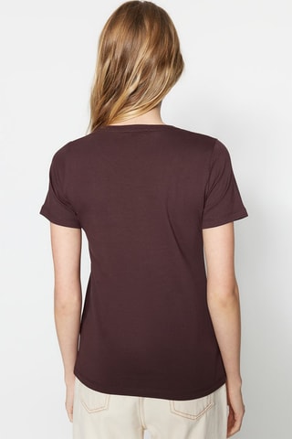 2 T-shirts - Beige et marron