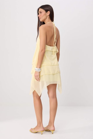 Robe volantée - Jaune
