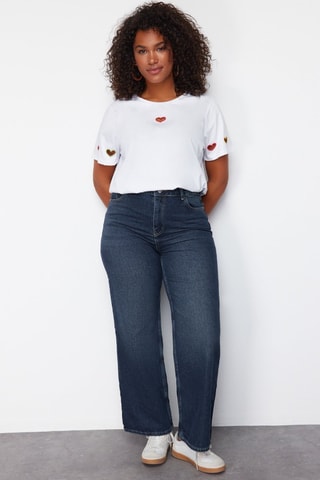 Jeans wide legs - Blu