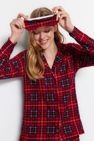 Pyjama 2 pièces - Noir, rouge et blanc