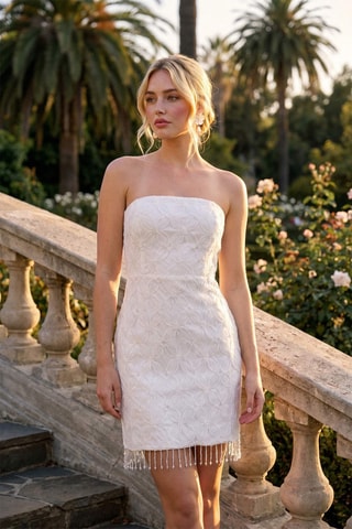 Robe bustier - Blanc