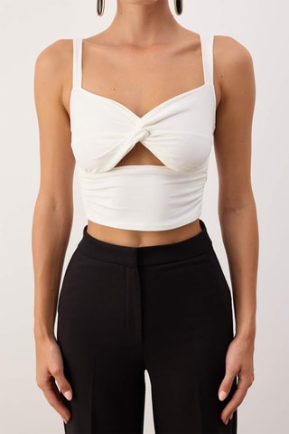 Crop top - Bianco