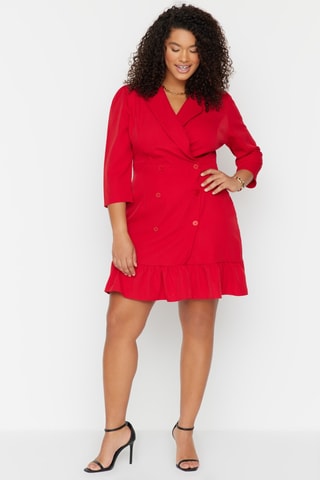 Robe courte - Rouge