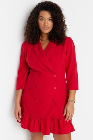 Robe courte - Rouge