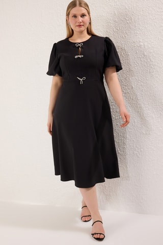 Robe midi - Noir