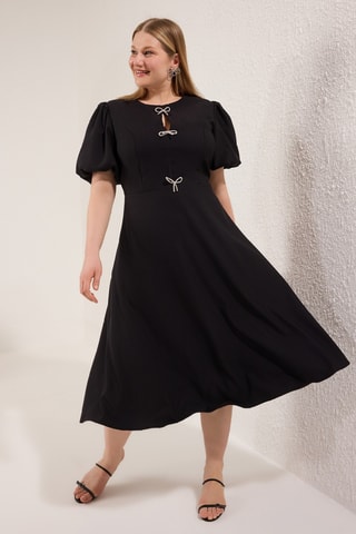 Robe midi - Noir