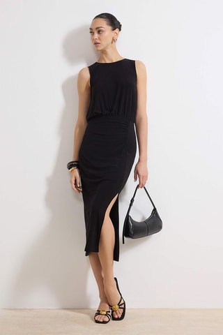 Robe midi - Noir