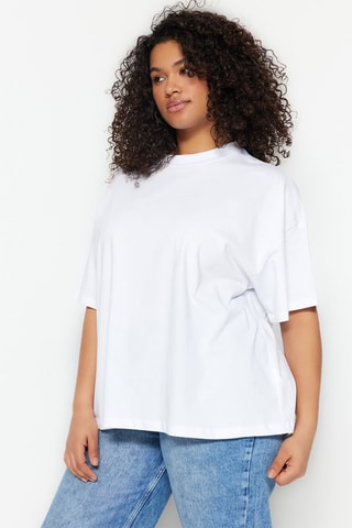 T-shirt oversize - Blanc