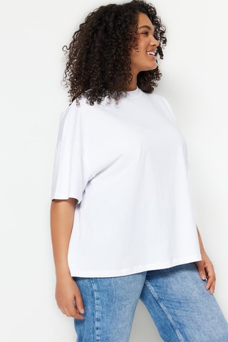 T-shirt oversize - Blanc