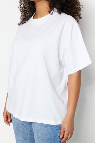 T-shirt oversize - Blanc