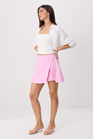 Jupe portefeuille - Rose