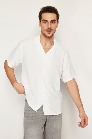 Chemise oversize - Blanc