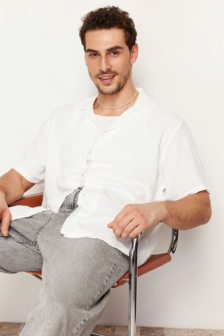 Chemise oversize - Blanc