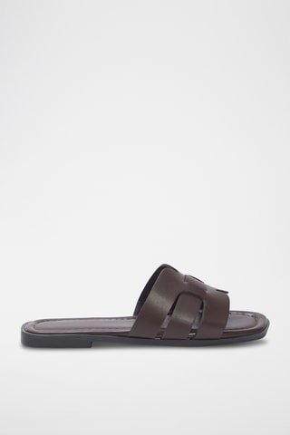 Mules - Marron foncé