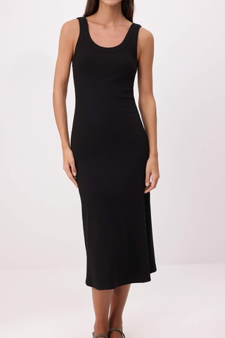 Robe midi - Noir