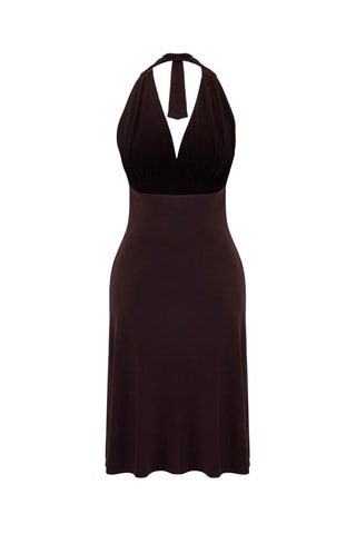 Robe patineuse - Marron