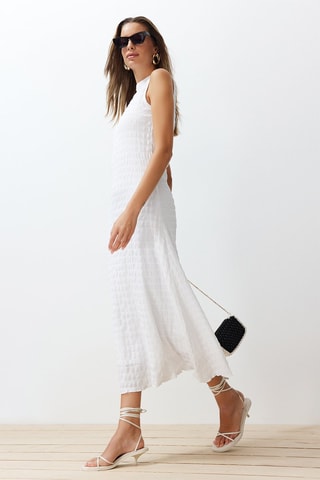Robe longue - Blanc