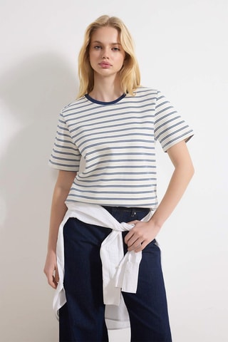 T-shirt regular - Bleu