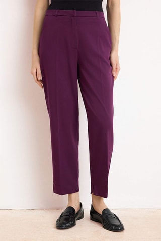 Pantalon cigarette - Violet