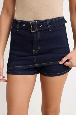 Jupe-short - Bleu