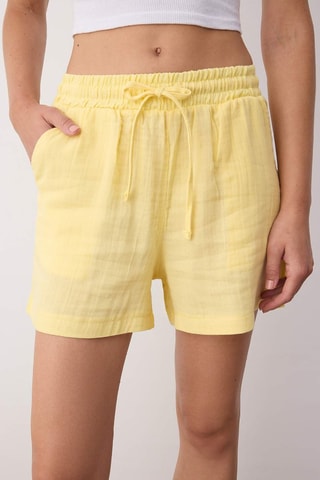 Short taille haute - Jaune