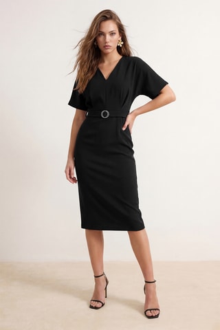 Robe midi - Noir