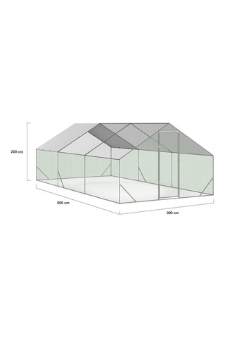 Enclos pour poules - 18 m²