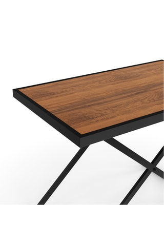 Table à manger relevable en verre Oleg - 100 x 60 x 50/64/74,5 cm