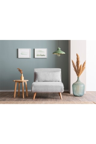 Fauteuil convertible  Folde - Gris - En tissu