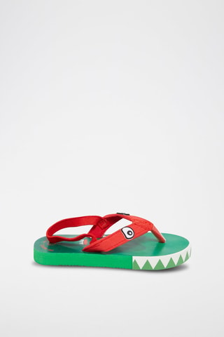 Tongs de plage - Rouge