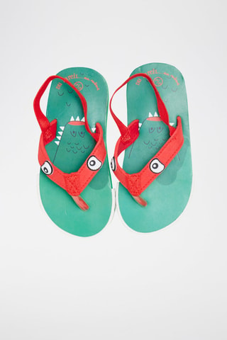 Tongs de plage - Rouge