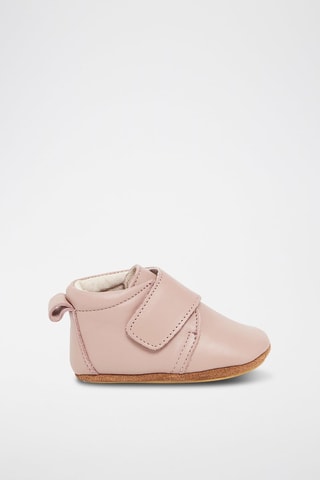 Chaussons en cuir - Rose