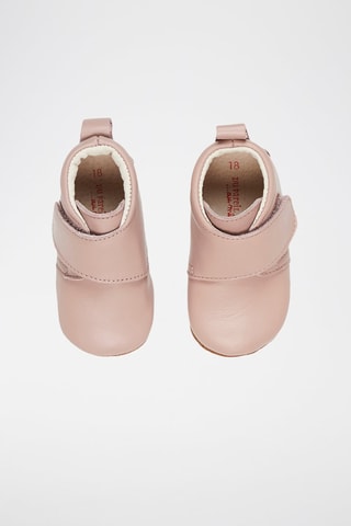 Chaussons en cuir - Rose