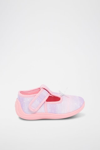 Chaussons forme salomé - Rose