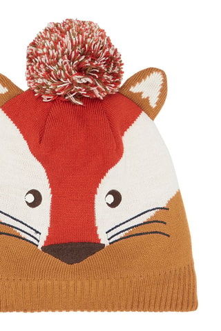 Bonnet à animation renard - Marron - Du Pareil Au Même