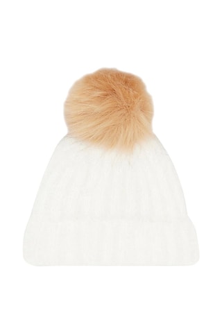 Bonnet en maille côtelé - Beige - Du Pareil Au Même