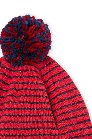 Bonnet à rayures - Rouge - Du Pareil Au Même