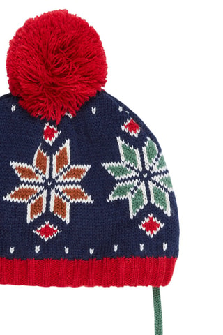 Bonnet à pompon - Bleu marine - Du Pareil Au Même