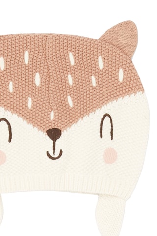 Bonnet aviateur à oreilles - Blanc - Du Pareil Au Même