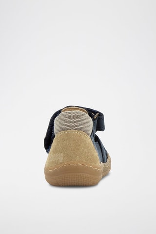 Sandales en cuir - Bleu marine
