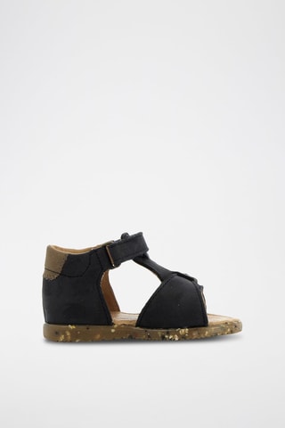 Sandales en cuir - Bleu marine